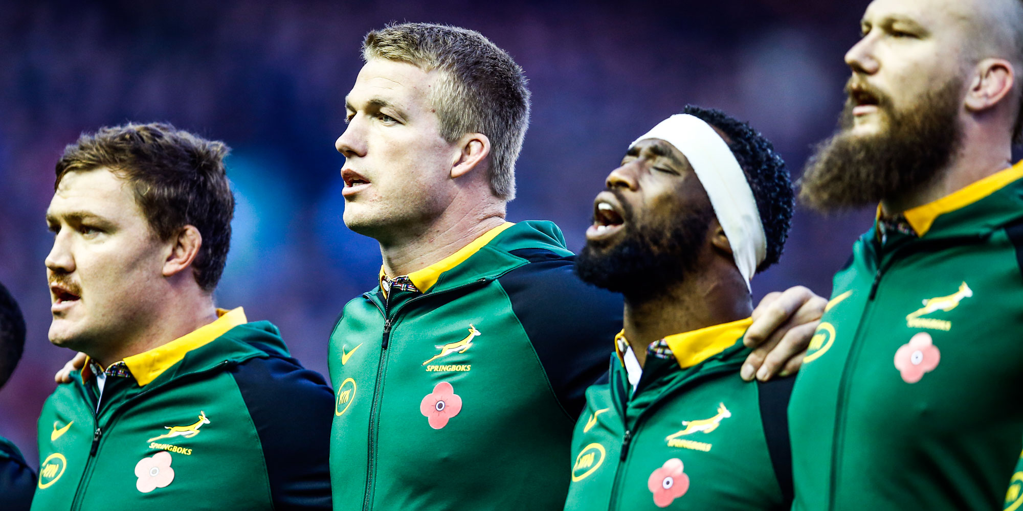 Jasper Wiese, Pieter-Steph du Toit, Siya Kolisi and RG Snyman are all promoted from the bench to start this weekend.