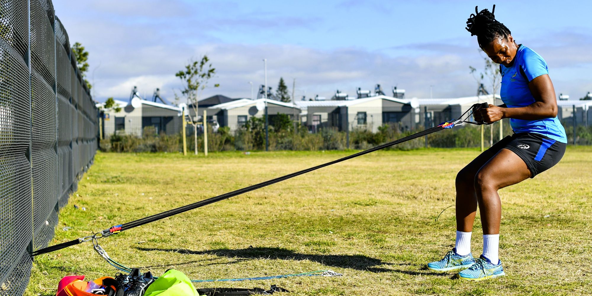 Training solo during COVID in 2020.