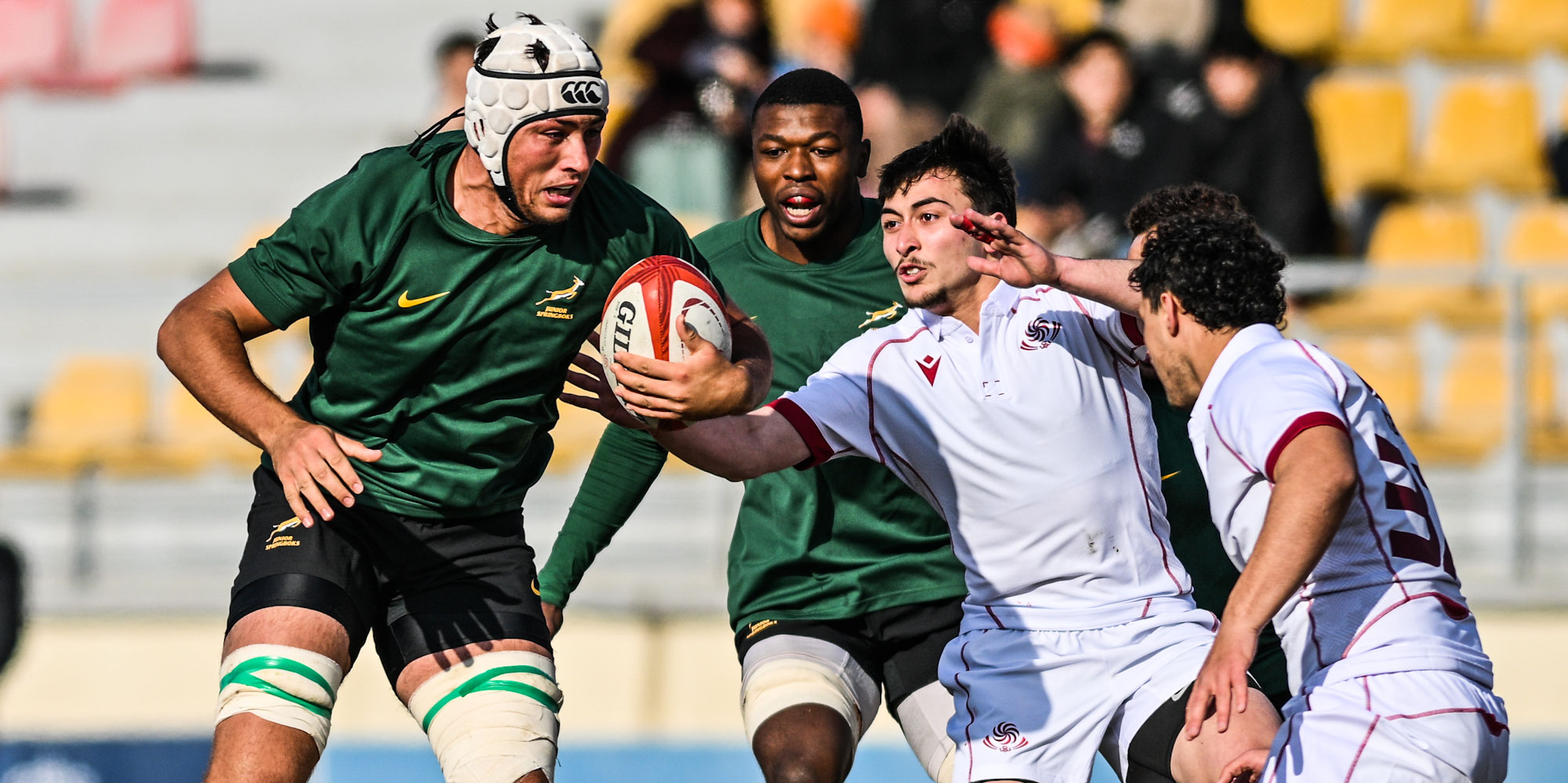 Morne Venter in action against Georgia earlier this year.