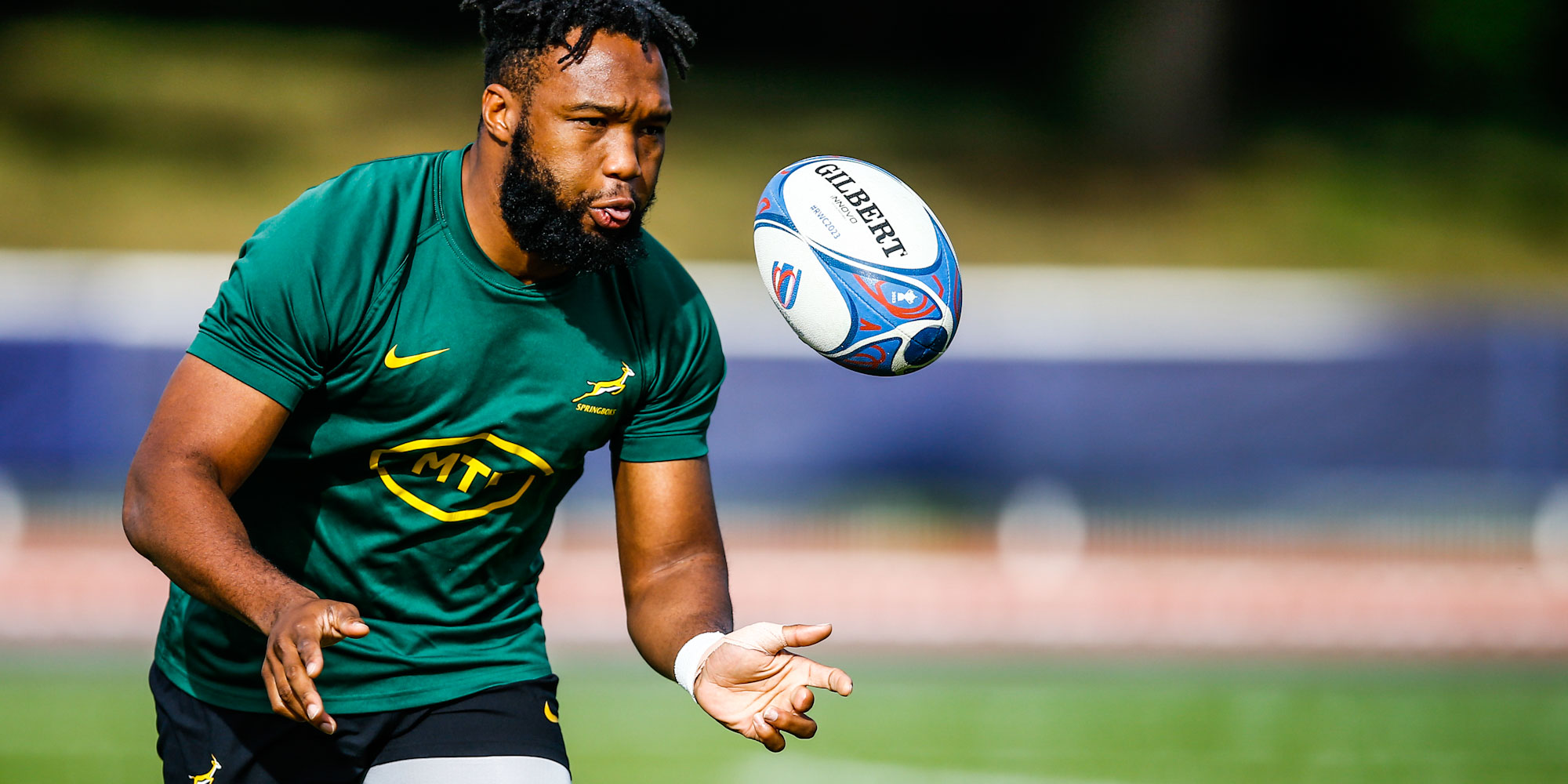 Lukhanyo Am is delighted to be back in the Bok team.