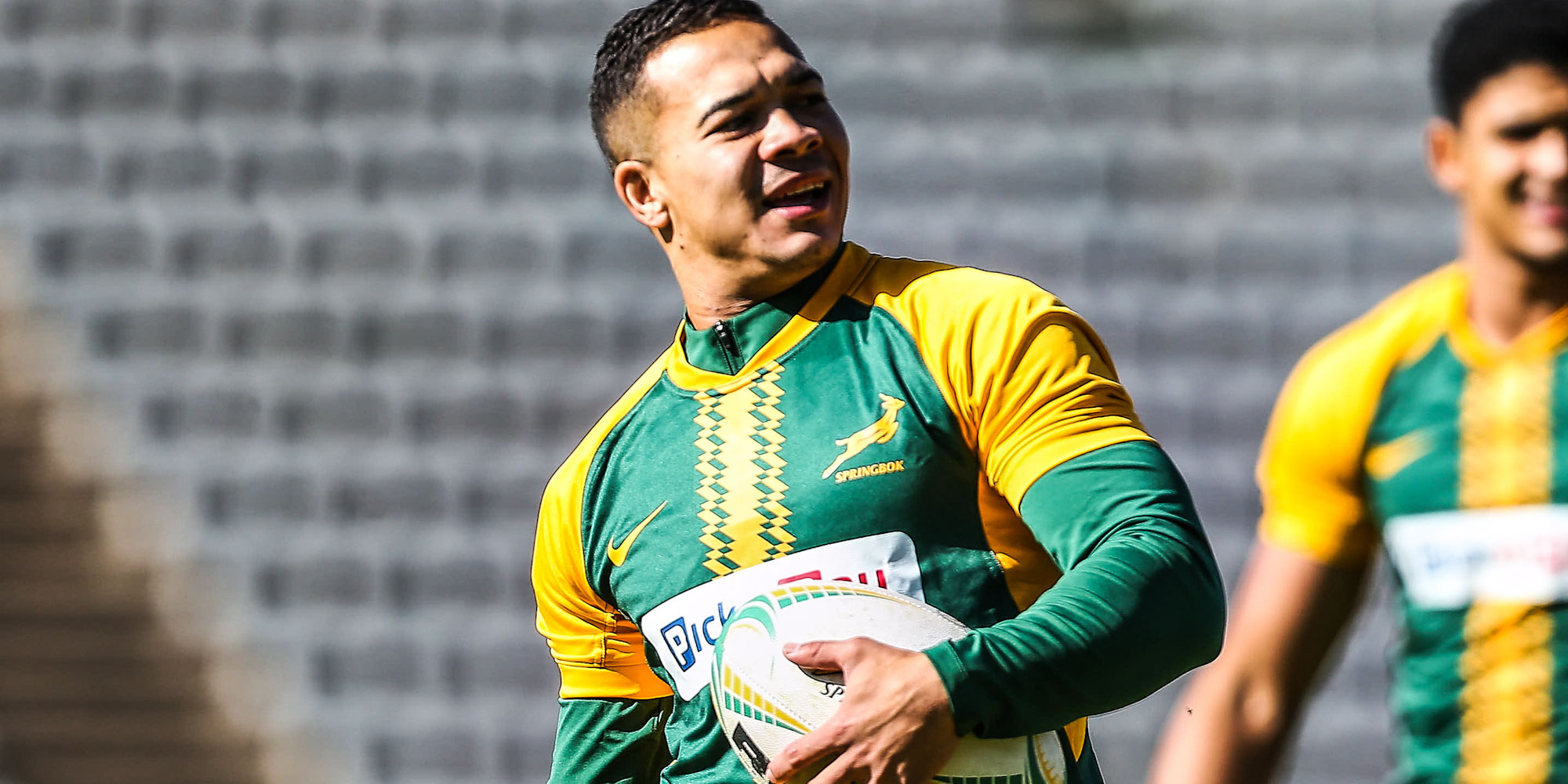 Cheslin Kolbe at training last week.