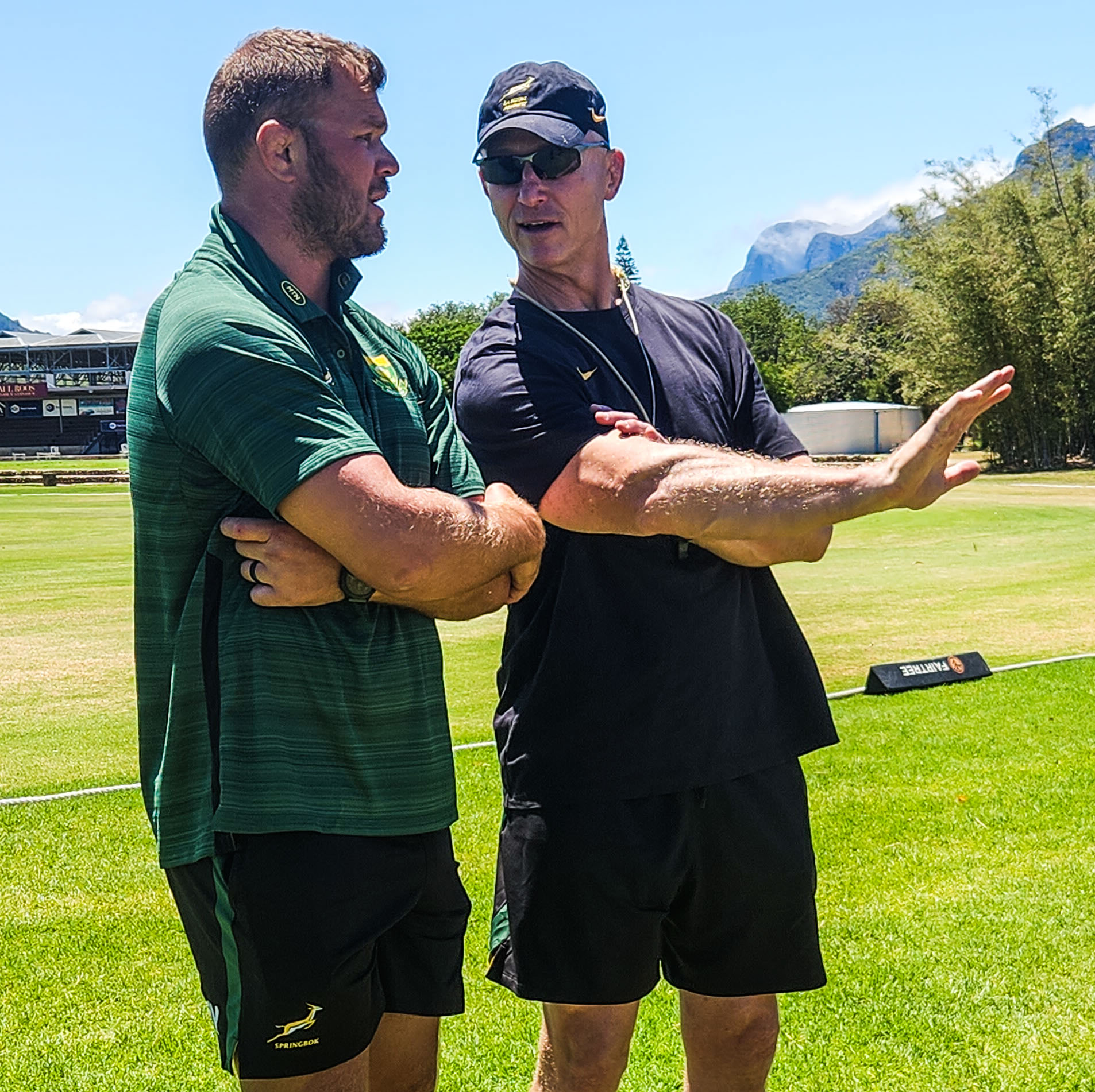 Duane Vermeulen and Johan Ackermann.