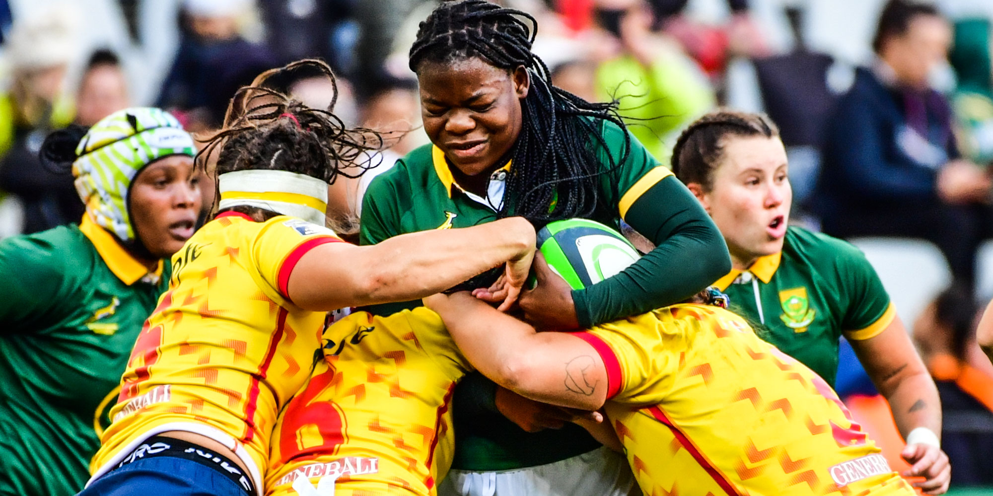 Vainah Ubisi put in yet another massive shift in the green and gold.