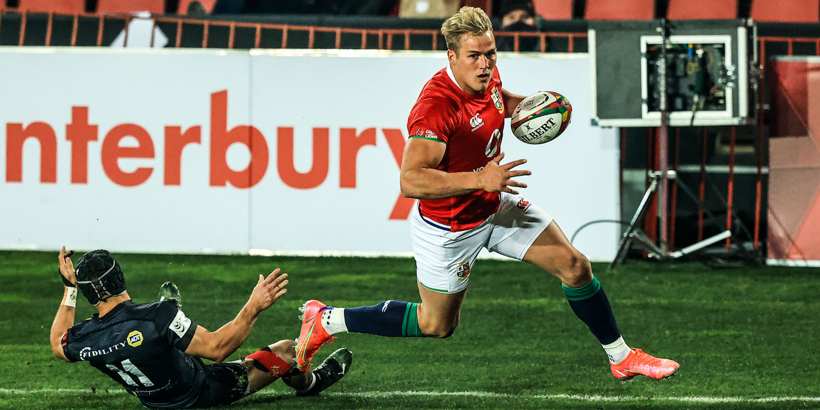 SA-born Duhan van der Merwe will be making his Lions Test debut on the wing.