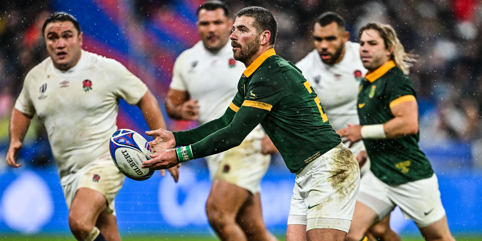 Willie le Roux in action against England in the RWC semi-final last weekend.