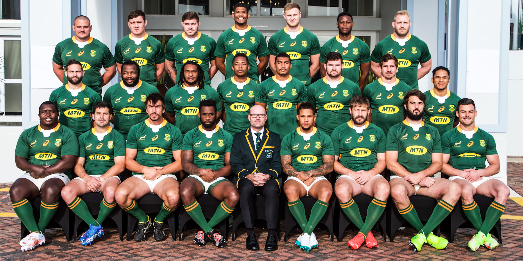 The last time Morne Steyn appeared on a Springbok team photo - 13 August 2021, before the first Test against Argentina in Port Elizabeth.