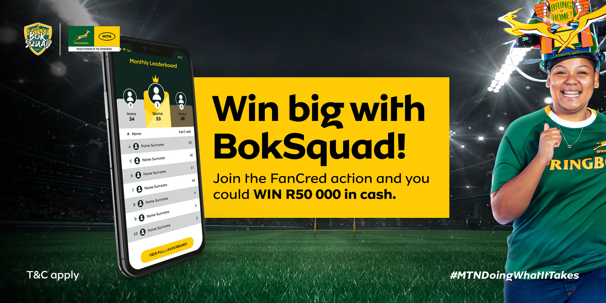 BokSquad FanCred: Big Prizes For Loyal Fans | SA Rugby