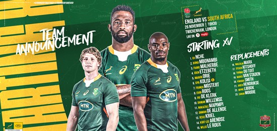 Six players to join Springbok squad in England | SA Rugby